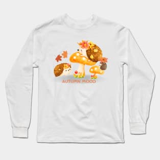 Mushrooms autumn mood Long Sleeve T-Shirt